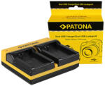 Patona Canon LP-E12 Patona dupla USB-s fényképezőgép akkumulátor töltő (191652) (PATONA_DUPLA_USB_LPE12)