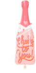 PartyDeco Pezsgős üveg, Cheers, kb. 97 cm