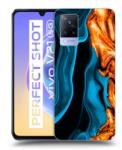 Picasee ULTIMATE CASE pentru Vivo V21 5G - Gold blue