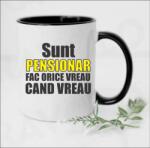 Gravolo Cana Personalizata Pentru O Domn Pensionar Inscriptionata Cu Mesajul Sunt Pensionar Fac Orice Vreau Cand Vreau (c702)