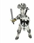 Papo Figurina Cavaler cu pene, alb, Papo Figurina