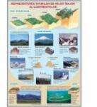 EURO-DLF Reprezentarea tipurilor de relieft major al continentelor/Structura interna a Pamantului - Plansa fata-verso 700x1000 mm (GP2)