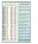 EURO-DLF Europa. Indicatorii economici de baza - Plansa 700x1000mm, cu sipci (GP14)