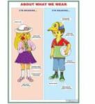 EURO-DLF About what we wear/ Daily meals (DUO) - Plansa viu colorata, cu 2 teme distincte