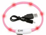 Flamingo világító led nyakörv + USB töltővel 35cm - petpakk - 5 442 Ft
