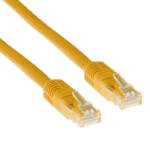 ACT Мрежов пач кабел ACT U-UTP, CAT 6, RJ-45 - RJ-45, 1 m, Медни проводници, Жълт