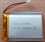  ipari termék Li-Po akkumulátor cella 3, 7V 1800mAh 103450