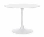Bizzotto Masa rotunda alba Bloom 100x75 cm (0732977)