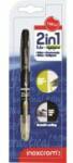 INOXCROM Roller si textmarker 2 in 1 Inoxcrom, albastru/galben, 1 buc/set