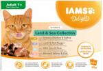 Iams IAMS Delights Adult Land & Sea Mix - 24 x 85 g în gelatină