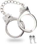 Taboom Luxury BDSM Handcuffs Silver Plated