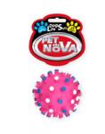 PET NOVA DOG LIFE STYLE Pettyes süni labda 7cm rózsaszínű