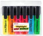 edding Textmarker Edding 345, varf retezat 2-5 mm, 6 bucati/set (ED345600) - birotica-asp