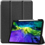 Cellect Apple iPad 11 2020 tablet tok toll tartóval, Feket - bluedigital