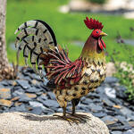 NORTENE Harry kakas figura, festett fémdísz kertbe (2017868)