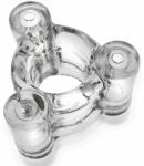 OXBALLS Heavy Squeeze Weighted Ballstretcher Clear