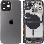 Apple iPhone 13 Pro Max - Hátsó Ház Apró Alkatrészekkel (Graphite), Graphite
