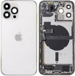 Apple iPhone 13 Pro Max - Hátsó Ház Apró Alkatrészekkel (Silver), Silver