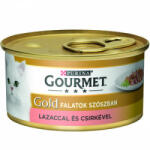 Gourmet Gold 85g Szósz Lazac + Csirke - tenyesztoitap