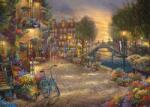 Schmidt Spiele - Puzzle Thomas Kinkade: Amsterdam - 1 000 piese Puzzle