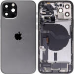 Apple iPhone 12 Pro - Carcasă Spate cu Piese Mici (Graphite), Graphite