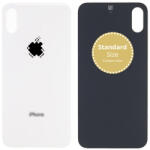 Apple iPhone X - Sticlă Carcasă Spate (Silver), Silver