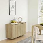 vidaXL Servantă, stejar sonoma, 120x41x75 cm, PAL (809605) Comoda