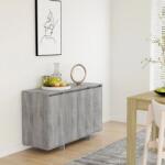 vidaXL Servantă, gri sonoma, 120x41x75 cm, PAL (813060) Comoda
