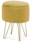 AKORD Design puff tárolóval - Akord Furniture - sárga