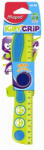 Maped Vonalzó, műanyag, gumírozott, 20 cm, MAPED Kidy Grip, vegyes színek