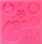  Szilikon öntőforma - Fogaskerekek 8, 2*8, 6 cm (35199)