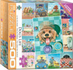EUROGRAPHICS - Puzzle Cute dogs collage XL - 500 piese