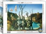 EUROGRAPHICS - Puzzle Dali: Swans Reflecting Elephants - 1 000 piese