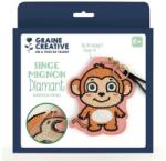 Graine Creative Kit mozaic diamant Monkey Graine Creative