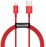 Baseus Cablu Baseus Superior Series USB la iPhone 2.4A 1m (roșu)