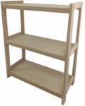 Tonap Gaboni Bükkfa polcos állvány 3 polc 93 x 70 x 33 cm (3BP70)