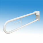  TH840T felhajtható kapaszkodó papírtartóval, szinterezett acél, 800mm, fehér (TH840T)