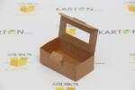Szidibox Karton Névjegykártyatartó doboz barna 93x53x33mm (SZID-00702)