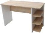 Kring Szép Kring íróasztal, 120x50x75 cm, sonoma szín - fehér
