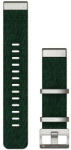 Garmin Curea Garmin QuickFit 22mm, nailon, verde, cataramă argintie (Fenix 7/6/5, Epix 2)