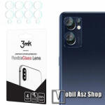 3mk Protection kameravédő flexibilis üveg 4db - 2.5D lekerekített szél, karcálló, ultravékony, 0, 2mm, 7H - ÁTLÁTSZÓ - Oppo Reno7 5G / Find X5 Lite