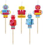  Robotos tortagyertya, 5 db-os gyertya szett