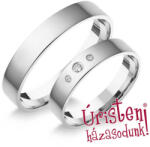  4fl3c Klasszikus Karikagyűrű Cirkónia Kövekkel (4fl3c)
