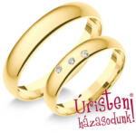  4sd3c Klasszikus Karikagyűrű Cirkónia Kövekkel (4sd3c)