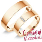  5rl3c Klasszikus Karikagyűrű Cirkónia Kövekkel (5rl3c)