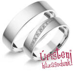  5fl9b Klasszikus Karikagyűrű Gyémánt Kövekkel (5fl9b)