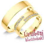  5sl14c Klasszikus Karikagyűrű Cirkónia Kövekkel (5sl14c)