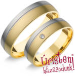  Hr19b Karikagyűrű Gyémánt Kővel (hr19b)
