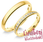  3sd14b Klasszikus Karikagyűrű Gyémánt Kövekkel (3sd14b)