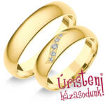  5sd5b Klasszikus Karikagyűrű Gyémánt Kövekkel (5sd5b)